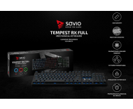 SAVIO Tempest RX FULL Outemu BLUE, LED niebieski, NKRO, Anty-ghosting SAVGK TEMPEST FULL BLUE - 1462252 - zdjęcie 6